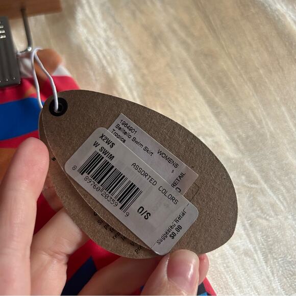 Prana Belltello Swim Skirt Bathing Suit Bottom Tropics Multicolor NWT Size S - Picture 4 of 9